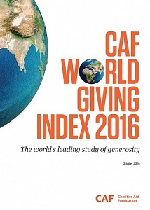 Мировой рейтинг благотворительности 2016