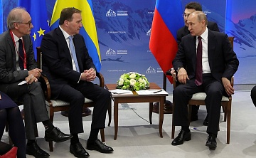 Встреча с Премьер-министром Швеции Стефаном Лёвеном