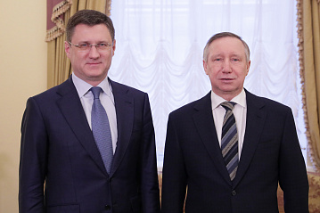 Александр Беглов и Александр Новак обсудили подготовку к Мировому энергетическому конгрессу