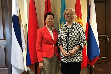 Министр ЕЭК Татьяна Валовая пригласила представителей камбоджийских деловых кругов на ПМЭФ и ВЭФ 2018 года